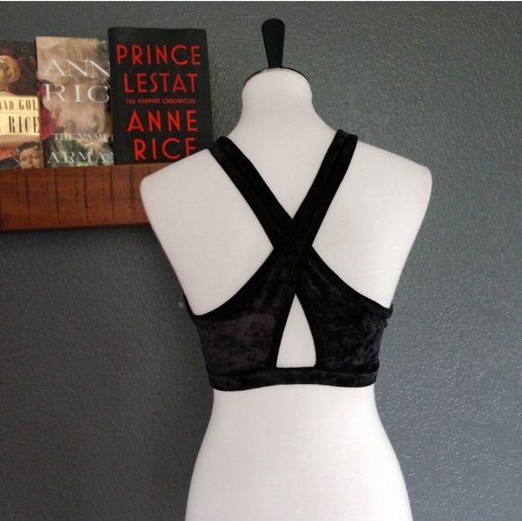 BEYOND YOGA Crushed Velvet Sport Bra/Crop Top - Picture 6 of 8